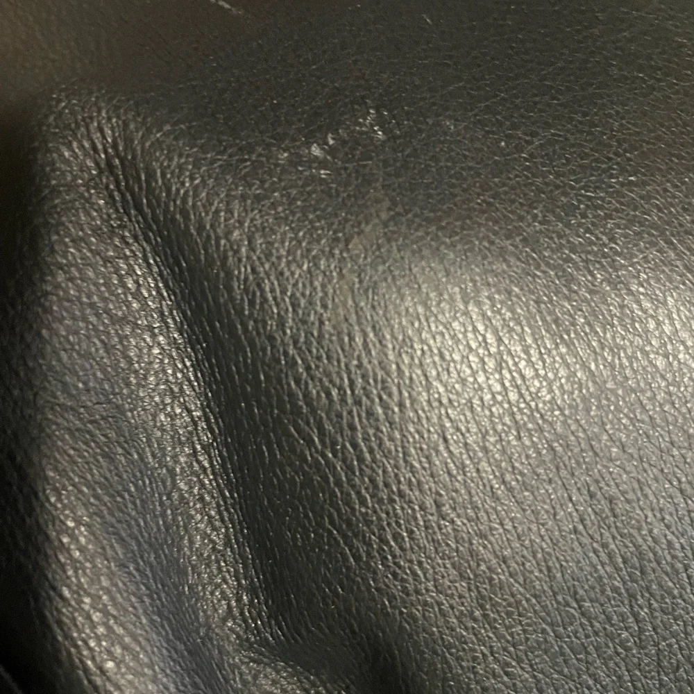 Wilsons Thinsulate Black Leather Bomber Jacket Sz L - Picture 11 of 13